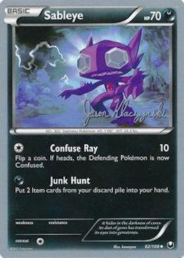 Sableye (62/108) (Darkrai Deck - Jason Klaczynski) [World Championships 2013] | Card Citadel