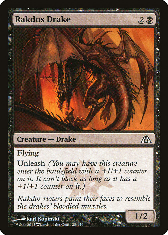 Rakdos Drake [Dragon's Maze] | Card Citadel