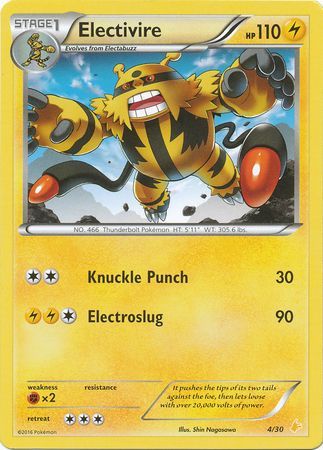 Electivire (4/30) [XY: Trainer Kit 3 - Pikachu Libre] | Card Citadel