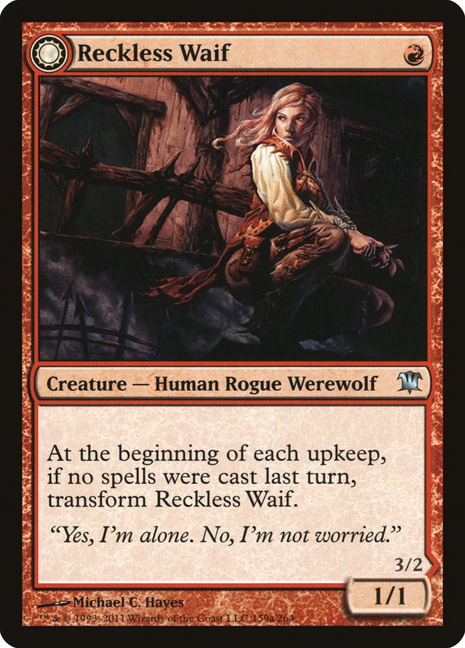 Reckless Waif // Merciless Predator [Innistrad] | Card Citadel