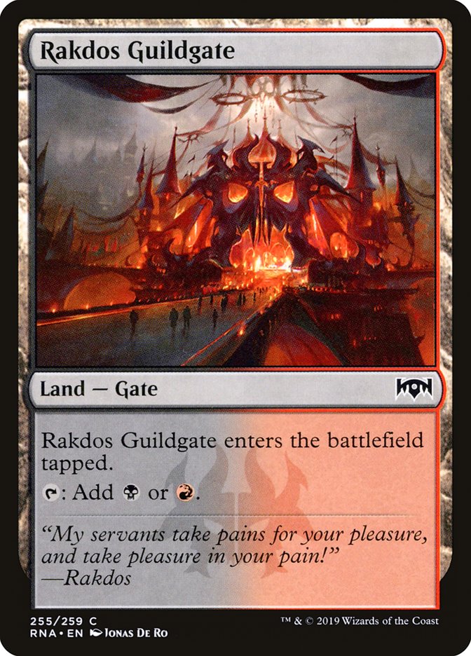 Rakdos Guildgate (255/259) [Ravnica Allegiance] | Card Citadel