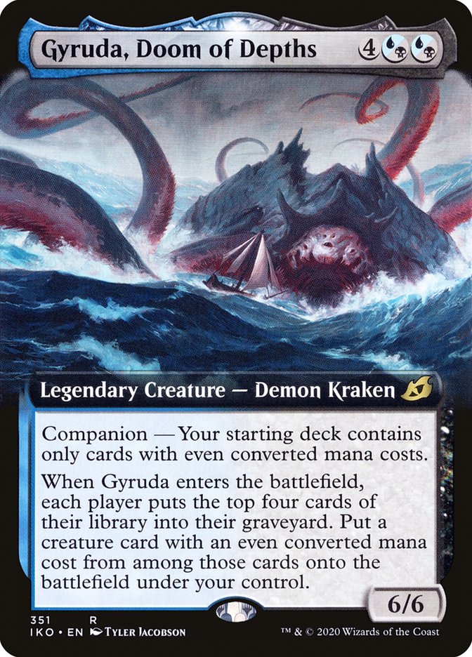 Gyruda, Doom of Depths (Extended Art) [Ikoria: Lair of Behemoths] | Card Citadel