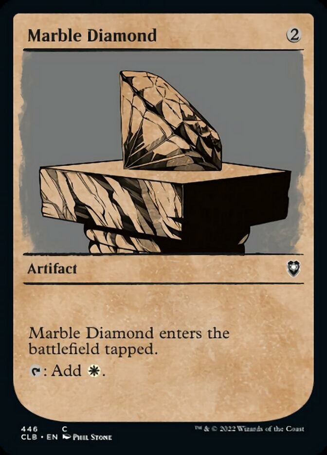 Marble Diamond (Showcase) [Commander Legends: Battle for Baldur's Gate] | Card Citadel