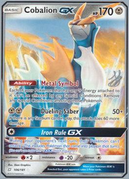 Cobalion GX (106/181) (Perfection - Henry Brand) [World Championships 2019] | Card Citadel