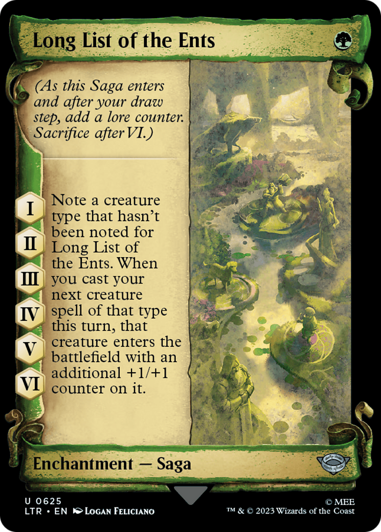 Long List of the Ents [The Lord of the Rings: Tales of Middle-Earth Showcase Scrolls] | Card Citadel