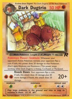 Dark Dugtrio (23/82) [Team Rocket Unlimited] | Card Citadel