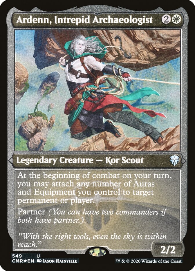 Ardenn, Intrepid Archaeologist (Foil Etched) [Commander Legends] | Card Citadel