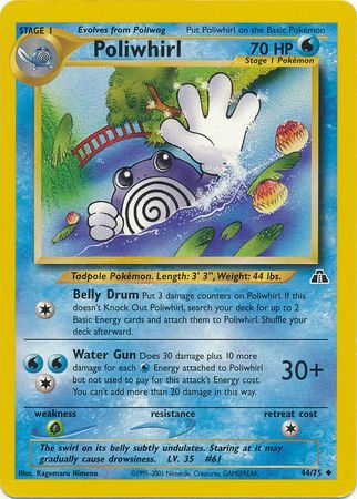 Poliwhirl (44/75) [Neo Discovery Unlimited] | Card Citadel