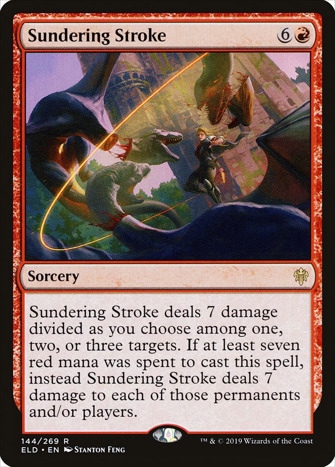 Sundering Stroke [Throne of Eldraine] | Card Citadel