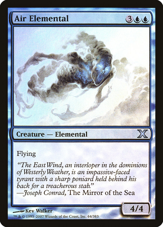 Air Elemental (Premium Foil) [Tenth Edition] | Card Citadel