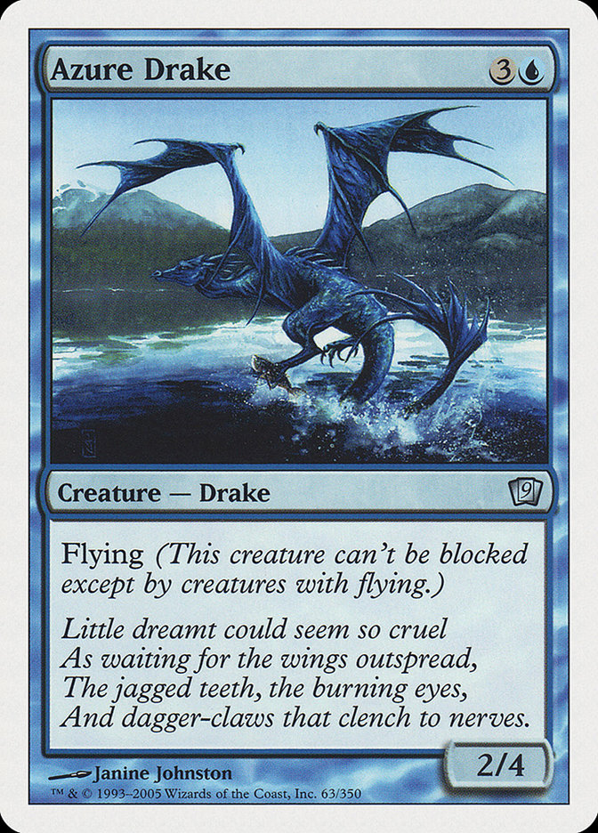 Azure Drake [Ninth Edition] | Card Citadel