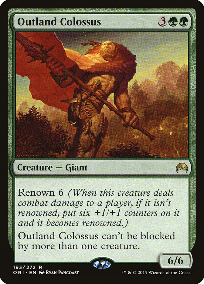 Outland Colossus [Magic Origins] | Card Citadel