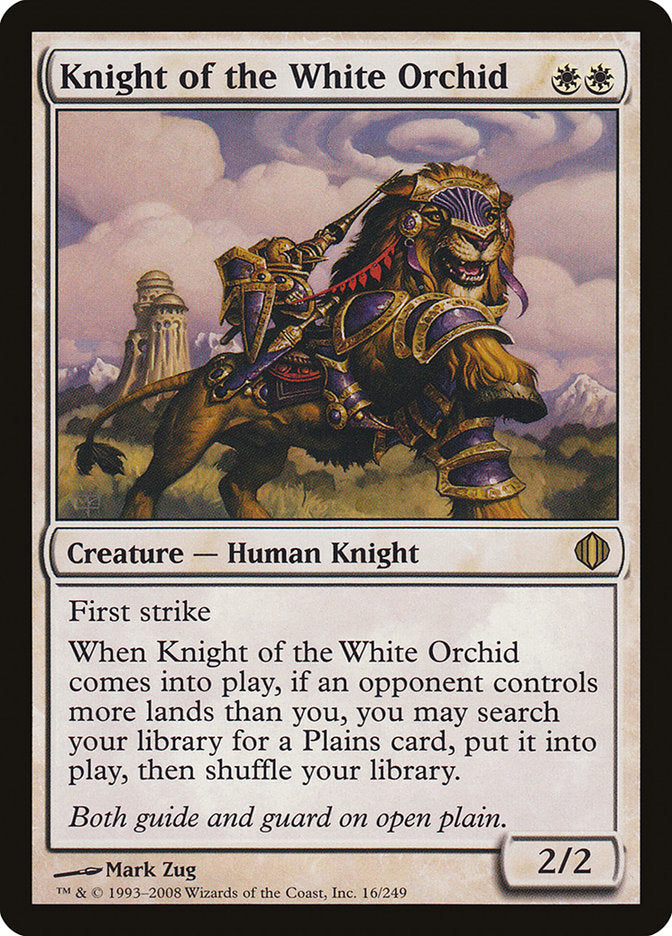Knight of the White Orchid [Shards of Alara] | Card Citadel