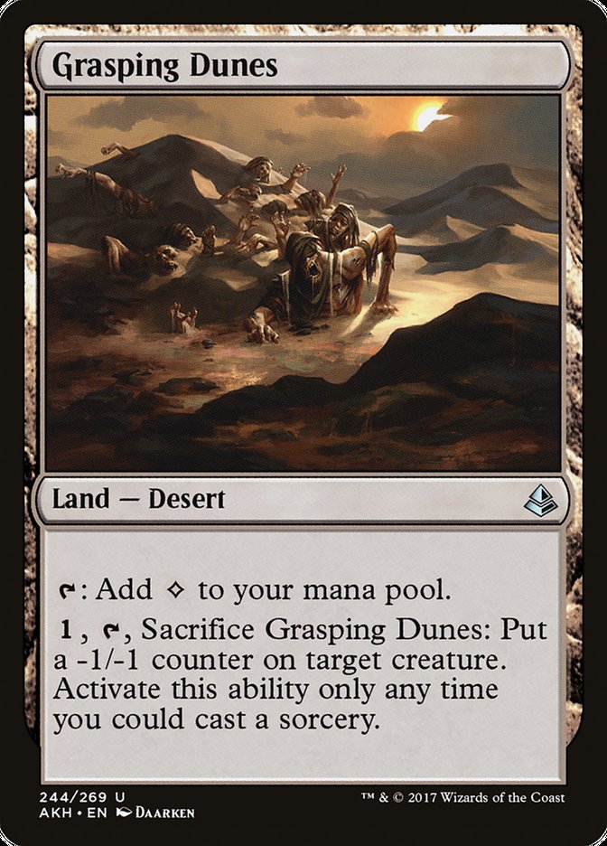 Grasping Dunes [Amonkhet] | Card Citadel