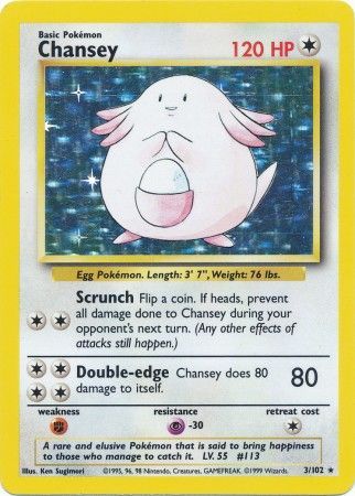 Chansey (3/102) [Base Set Unlimited] | Card Citadel