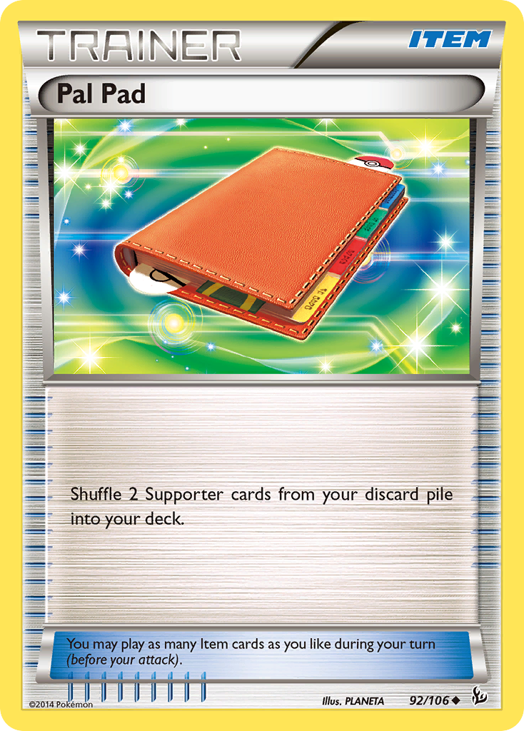 Pal Pad (92/106) [XY: Flashfire] | Card Citadel