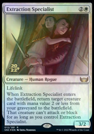 Extraction Specialist [Streets of New Capenna Prerelease Promos] | Card Citadel