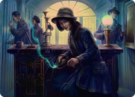 Wiretapping Art Card [Streets of New Capenna Art Series] | Card Citadel