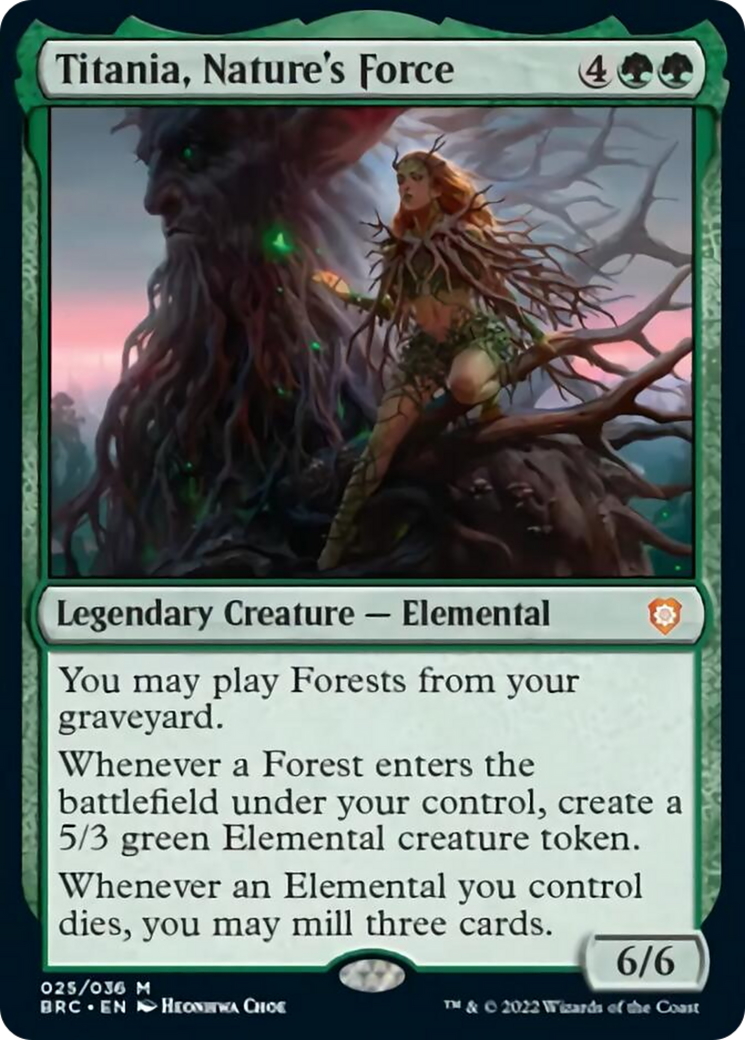 Titania, Nature's Force [The Brothers' War Commander] | Card Citadel