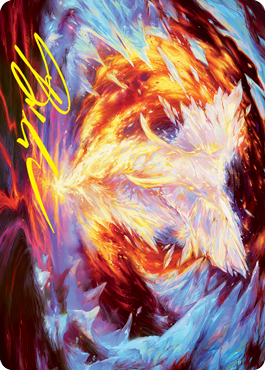 Magma Opus Art Card (Gold-Stamped Signature) [Strixhaven: School of Mages Art Series] | Card Citadel