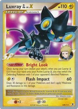 Luxray GL LV.X (109/111) (Crowned Tiger - Tsubasa Nakamura) [World Championships 2009] | Card Citadel