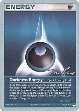 Darkness Energy (87/108) (Legendary Ascent - Tom Roos) [World Championships 2007] | Card Citadel