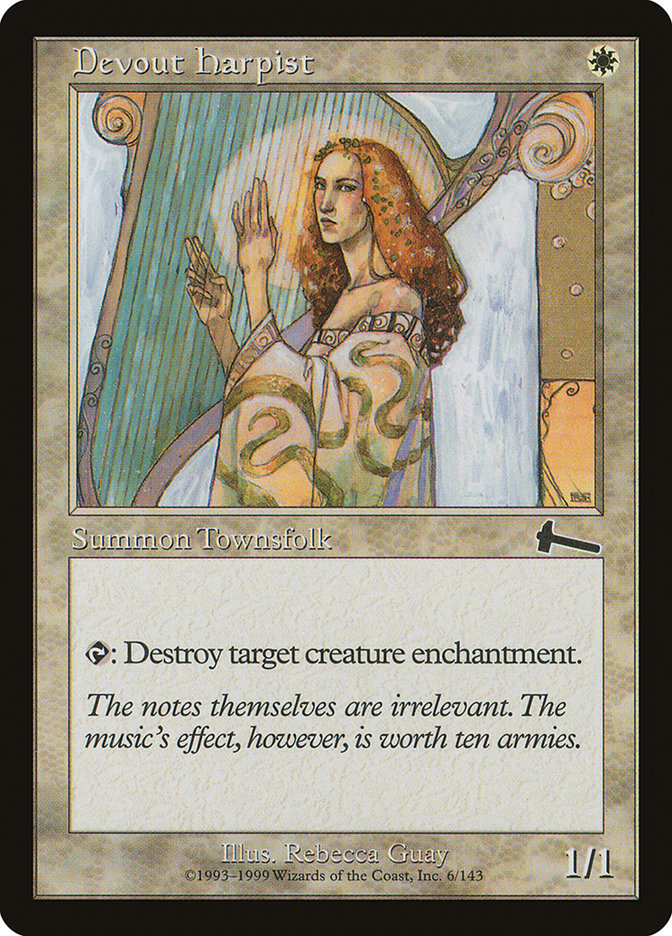 Devout Harpist [Urza's Legacy] | Card Citadel