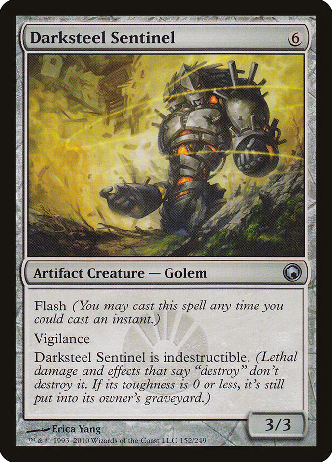 Darksteel Sentinel [Scars of Mirrodin] | Card Citadel