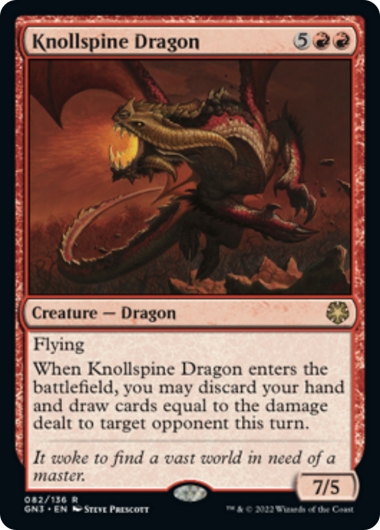 Knollspine Dragon [Game Night: Free-for-All] | Card Citadel