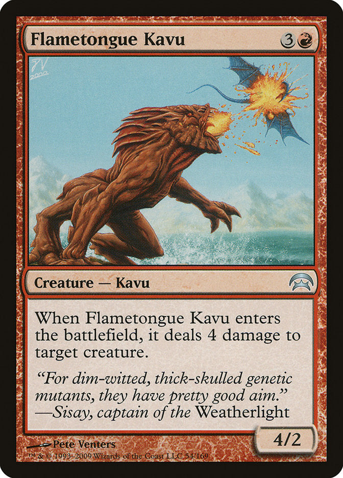 Flametongue Kavu [Planechase] | Card Citadel