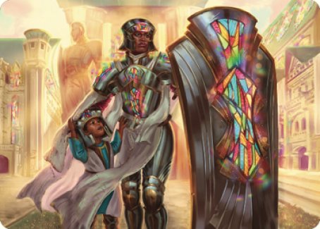 Guardian of New Benalia Art Card [Dominaria United Art Series] | Card Citadel