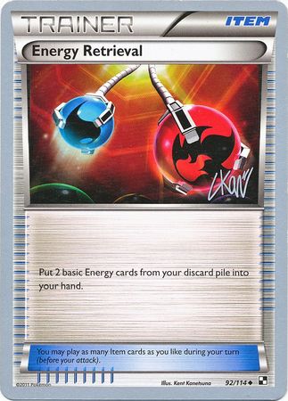 Energy Retrieval (92/114) (Reshiphlosion - Christopher Kan) [World Championships 2011] | Card Citadel