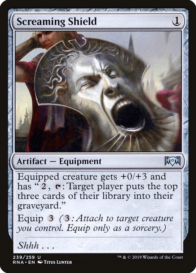 Screaming Shield [Ravnica Allegiance] | Card Citadel