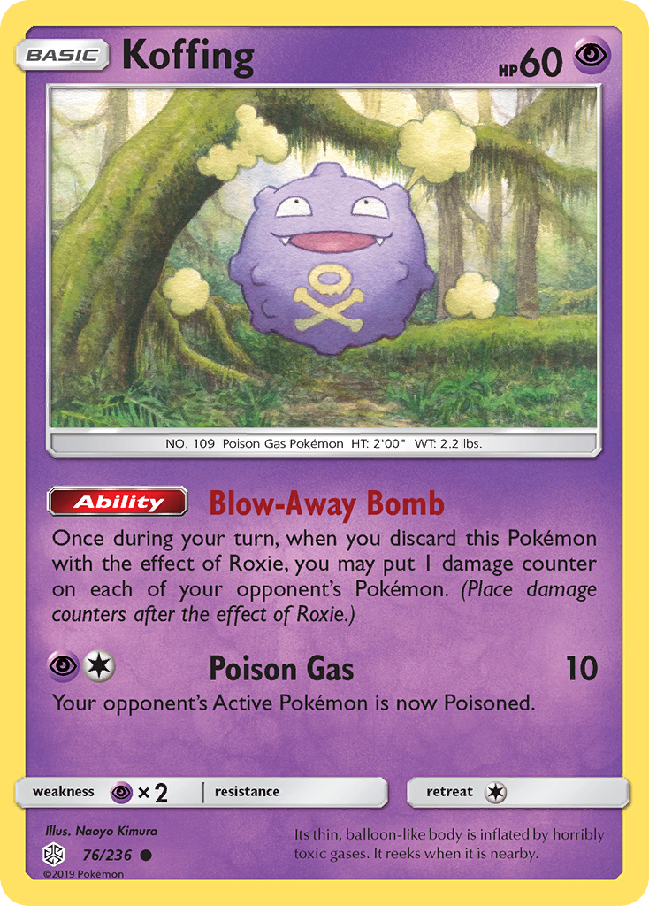 Koffing (76/236) [Sun & Moon: Cosmic Eclipse] | Card Citadel