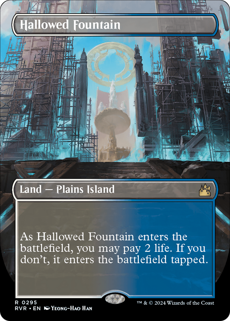 Hallowed Fountain (Borderless) [Ravnica Remastered] | Card Citadel
