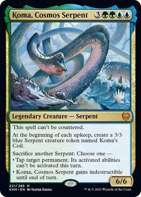 Koma, Cosmos Serpent [Kaldheim Promo Pack] | Card Citadel