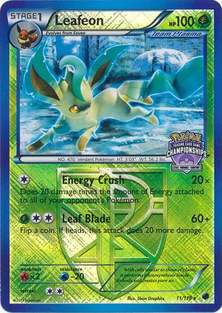 Leafeon (11/116) (States Championship Promo) [Black & White: Plasma Freeze] | Card Citadel