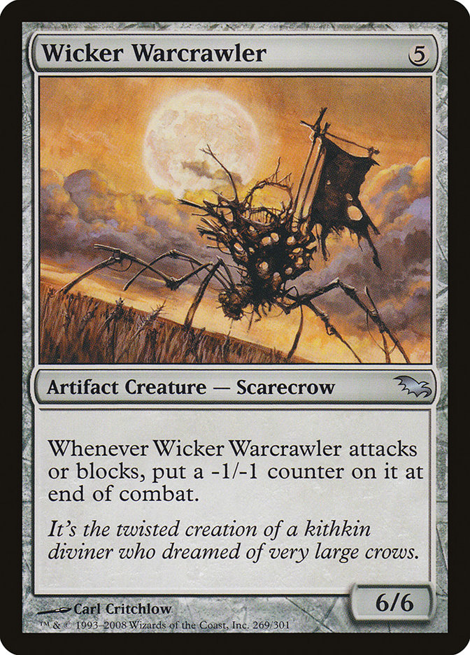 Wicker Warcrawler [Shadowmoor] | Card Citadel