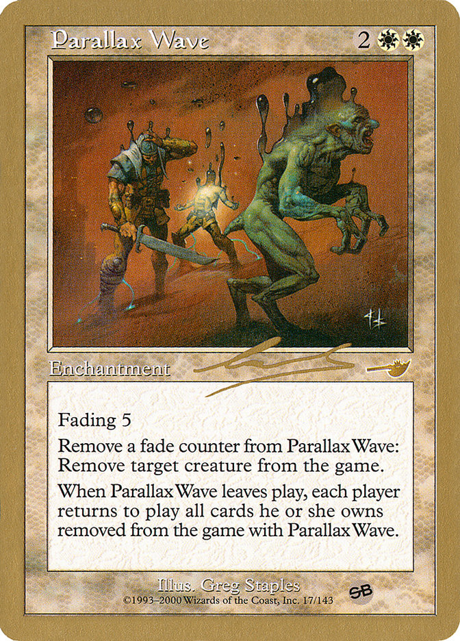 Parallax Wave (Nicolas Labarre) (SB) [World Championship Decks 2000] | Card Citadel