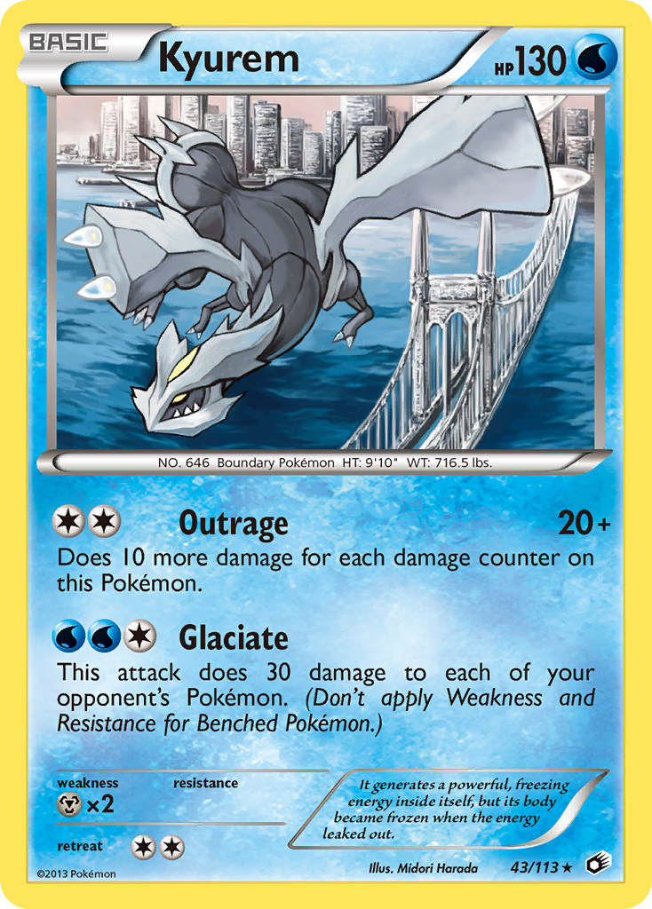 Kyurem (43/113) [Black & White: Legendary Treasures] | Card Citadel