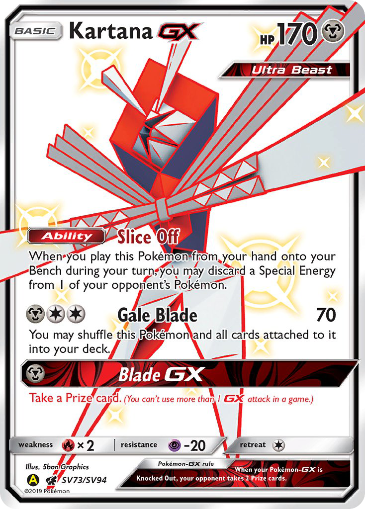 Kartana GX (SV73/SV94) [Sun & Moon: Hidden Fates - Shiny Vault] | Card Citadel