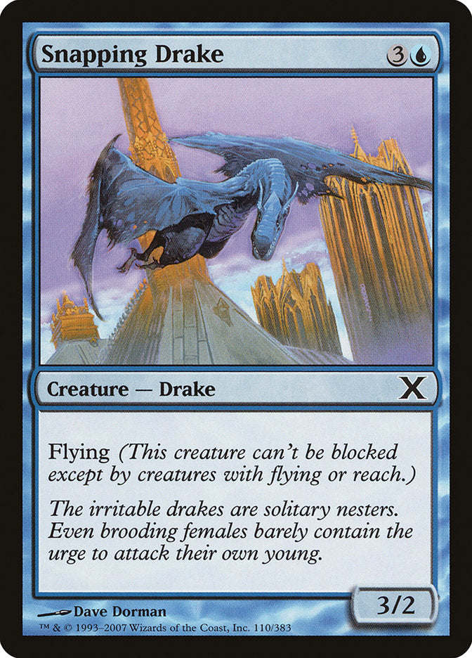 Snapping Drake [Tenth Edition] | Card Citadel