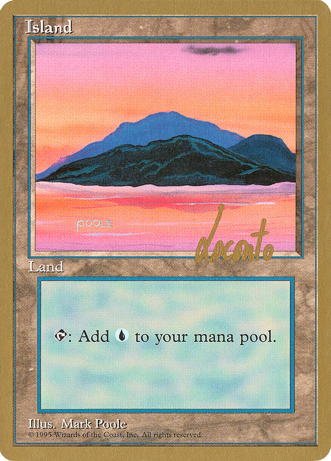 Island (ml369) (Michael Loconto) [Pro Tour Collector Set] | Card Citadel