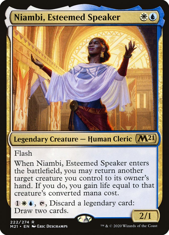 Niambi, Esteemed Speaker [Core Set 2021] | Card Citadel