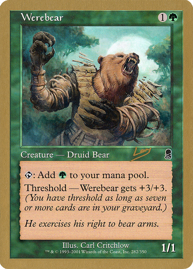 Werebear (Raphael Levy) [World Championship Decks 2002] | Card Citadel