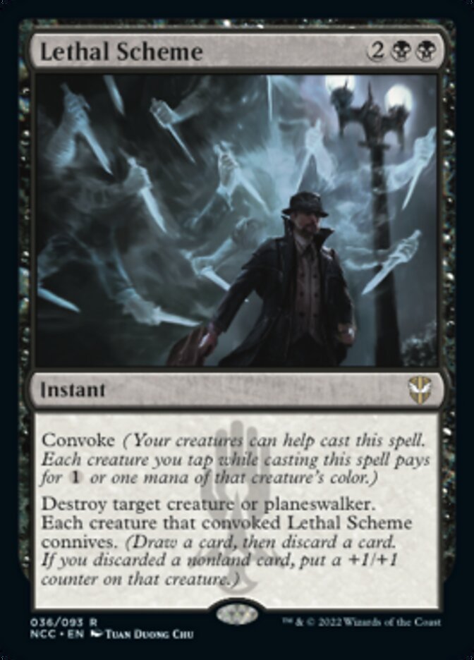 Lethal Scheme [Streets of New Capenna Commander] | Card Citadel