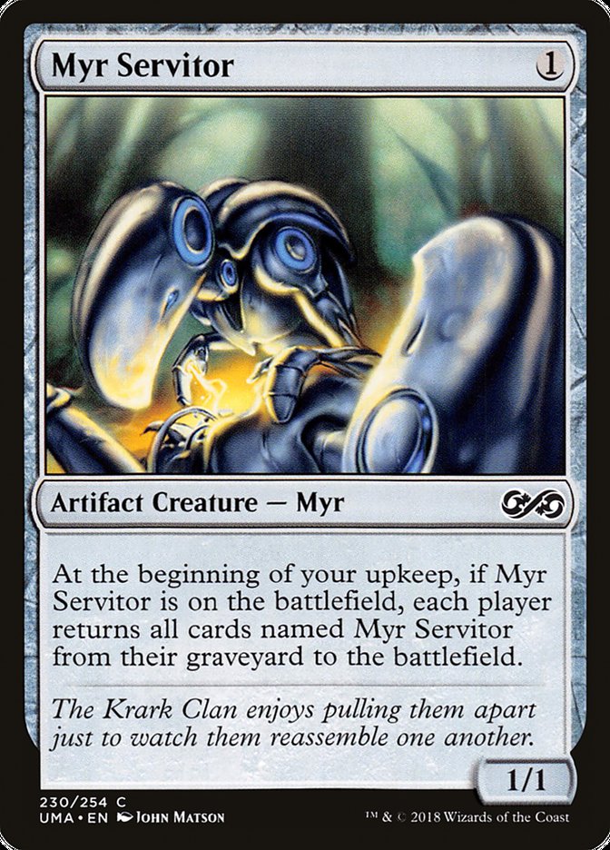 Myr Servitor [Ultimate Masters] | Card Citadel