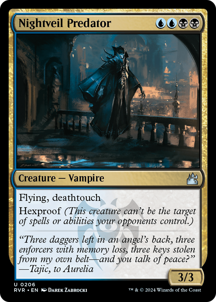 Nightveil Predator [Ravnica Remastered] | Card Citadel