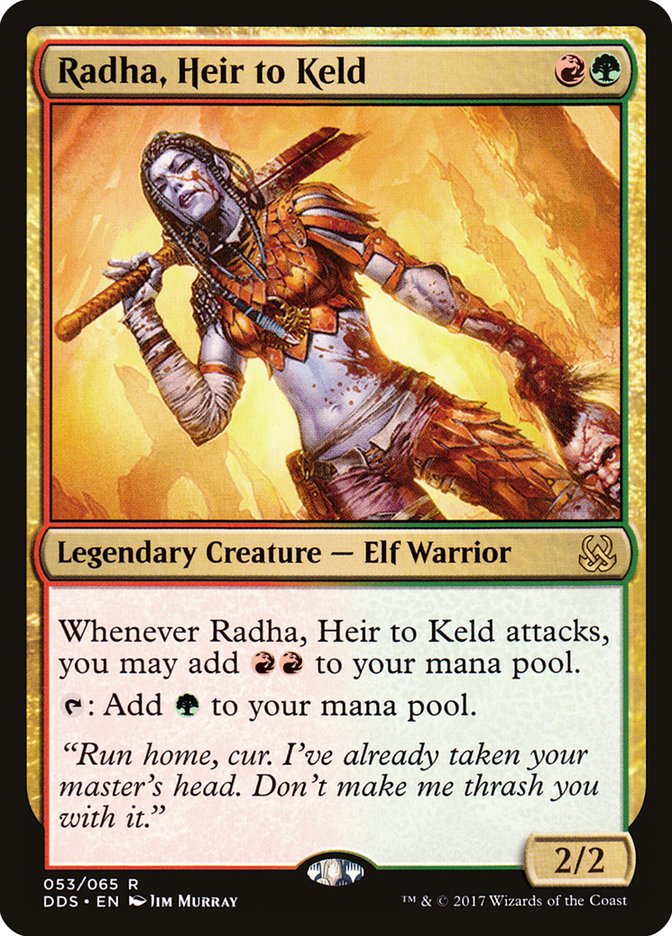 Radha, Heir to Keld [Duel Decks: Mind vs. Might] | Card Citadel