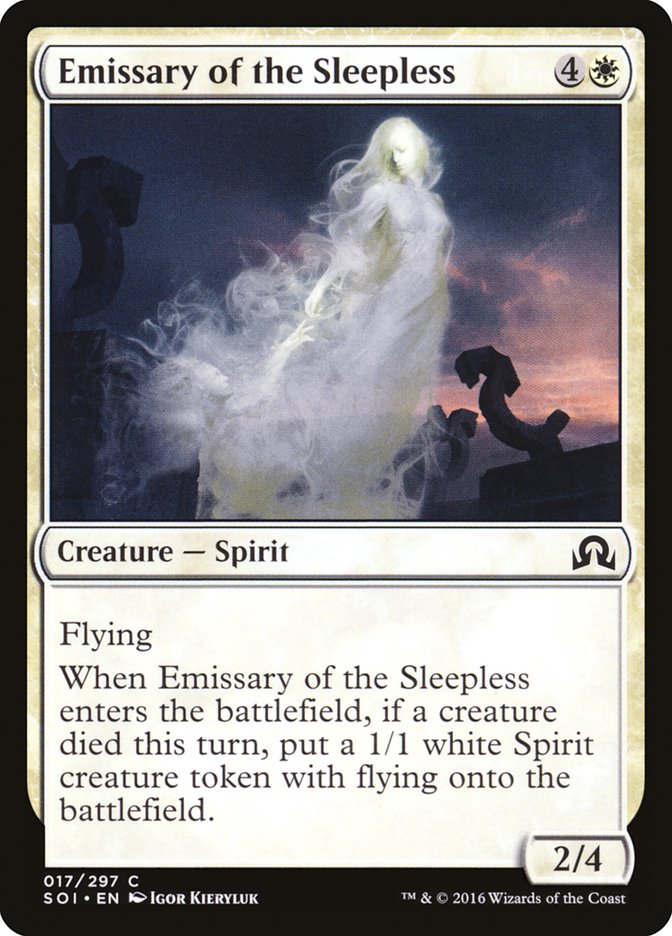 Emissary of the Sleepless [Shadows over Innistrad] | Card Citadel